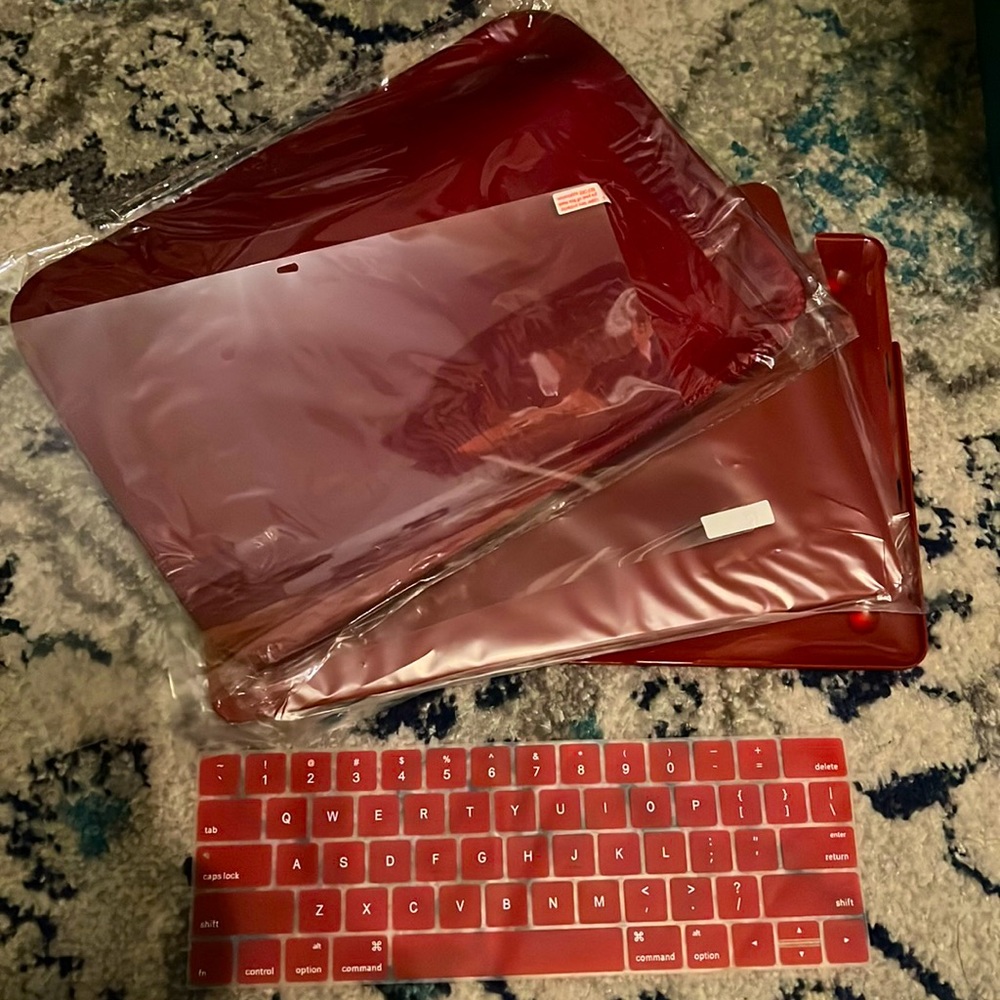 MacBook Pro 13 inch case, cover, screen protector, and keyboard cover